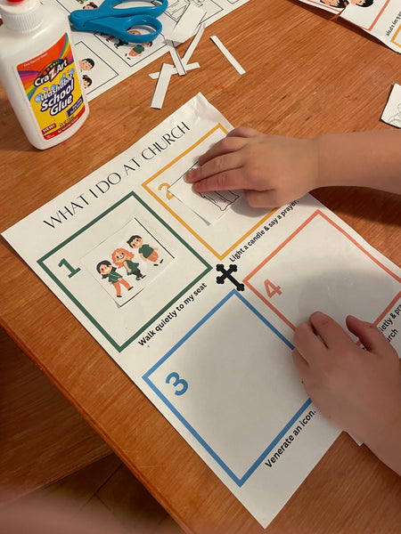 Church Visual Task Entering Church: a visual schedule – Youth Enterprises