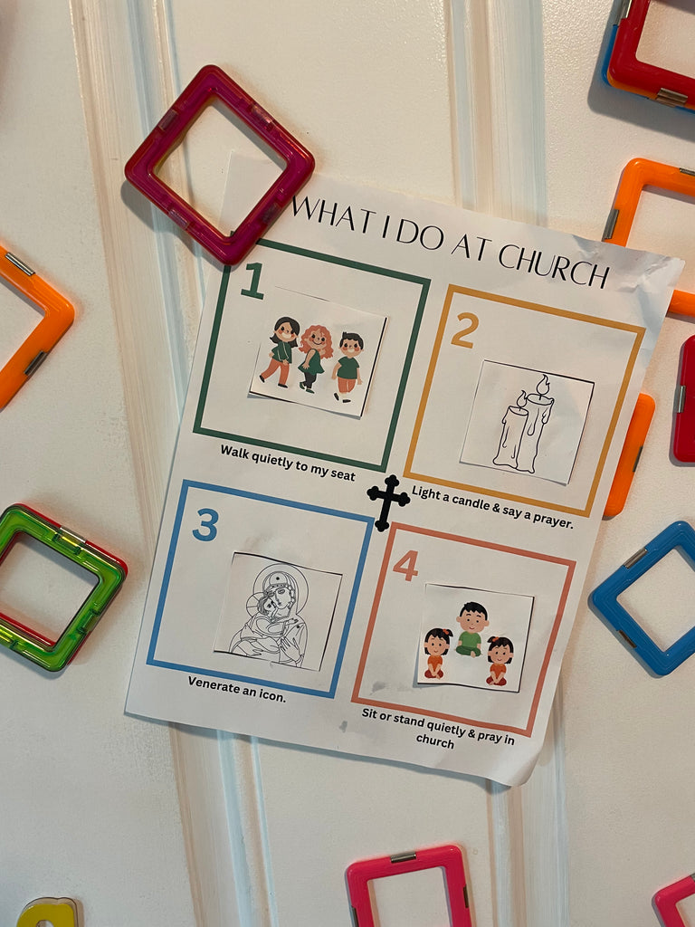 Church Visual Task Entering Church: a visual schedule – Youth Enterprises