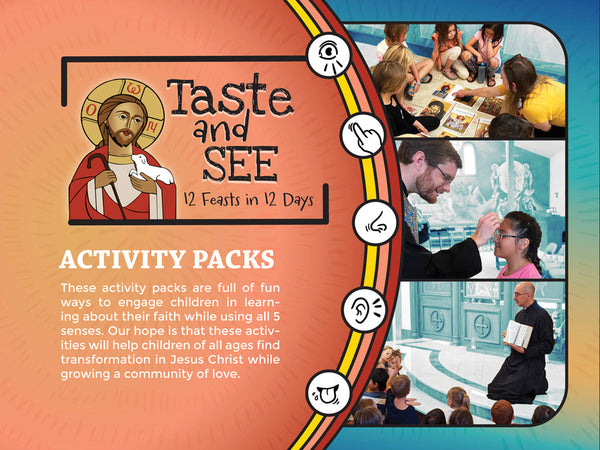 Taste and See Activity Packets: 12 Feasts Bundle